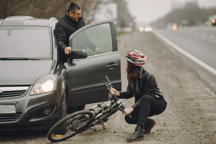 Representación de accidente de tráfico