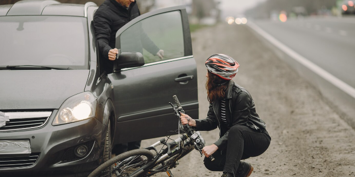Representación de accidente de tráfico